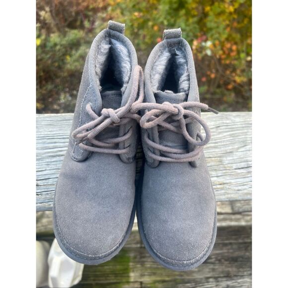 UGG  Kids Neumel II Boot Brand 1017320K  Gray  Sz 3 Youth - Picture 6 of 8